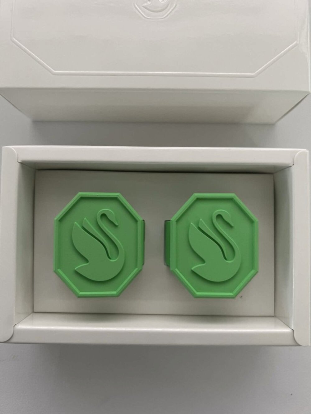 Set of two Swarovski napkin rings